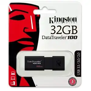 Kingston DataTraveler 100 G3 32 GB USB 3.0 Flash Drive