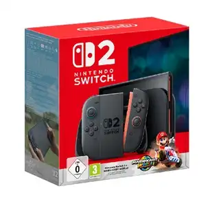 Nintendo Switch 2 Mario Kart World Bundle – 4K HDR Console + Game Download